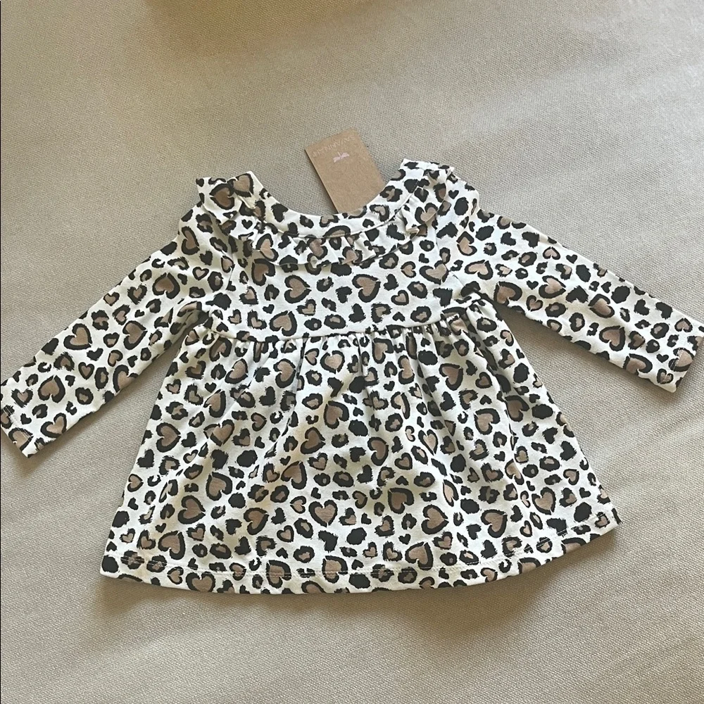 Savannah 3 pc Leopard Print Baby Outfit Set, Sz 12 months NWT